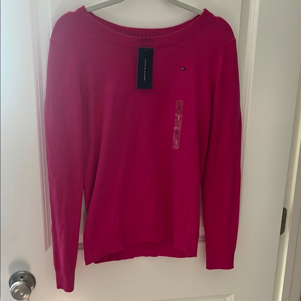Tommy Hilfiger Vibrant Pink Pullover